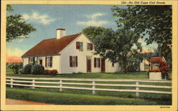 An Old Cape Cod House Postcard