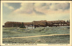 Grand Canyon Hotel, Yellowstone Park Postcard