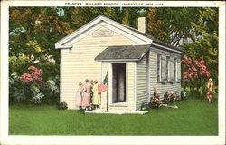Frances Willard School Janesville, WI Postcard Postcard