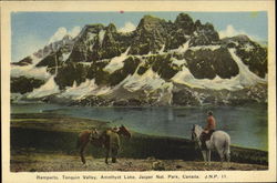 Ramparts Tonquin Valley, Amethyst lake Jasper National Park, AB Canada Alberta Postcard Postcard