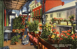 Gallery French Quarter New Orleans, LA Postcard Postcard