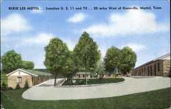 Dixie Lee Motel, Junction U. S. 11 and 70 Postcard