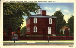 William Trent House, South Warren Street Trenton, NJ Postcard Postcard