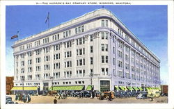 The Hudson's Bay Company Store Winnipeg, MB Canada Manitoba Postcard Postcard