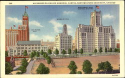 Alexander McKinlock Memorial Campus, Northwestern University Chicago, IL Postcard Postcard