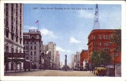 Main Street Looking South Postcard