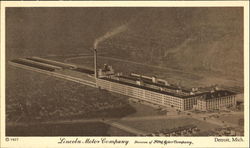 Lincoln Motor Company Postcard