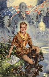 The 1937 Boy Scout Jamboree Postcard
