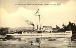 Successor To The Steamer Mt. Washington Postcard