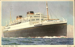 Cunard White Star Georgic Postcard
