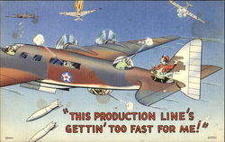 This Production Line's Getting Too Fast For Me! Postcard