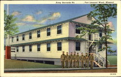 Army Barracks No Postcard