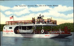 The Larry Don Excursion Boat Missouri Boats, Ships Postcard Postcard