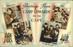 Greetings From Camp Edwards On The Cape Postcard