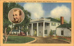 Home Of Bing Crosby, Ytoluca Lake North Hollywood, CA Postcard Postcard