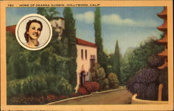 Home Of Deanna Durbin Postcard