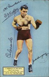 Jack Dempsey Postcard Postcard