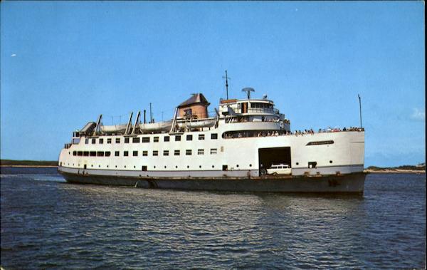 The M.V. Nantucket Sailing from Woods Hole Massachusetts