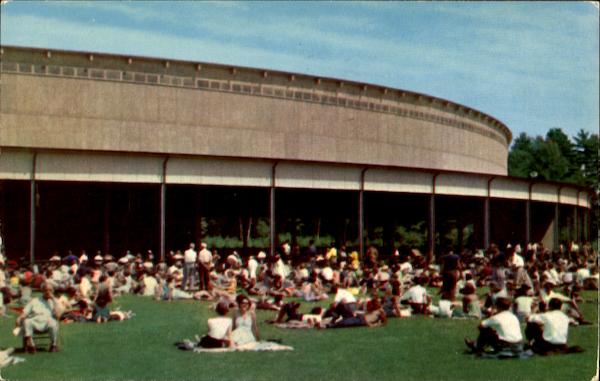 Overflow At The Music Shed Concert, Tanglewood Berkshire Massachusetts