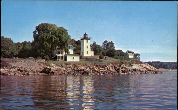Hospital Point And Lighthouse, Beverly Harbor Massachusetts