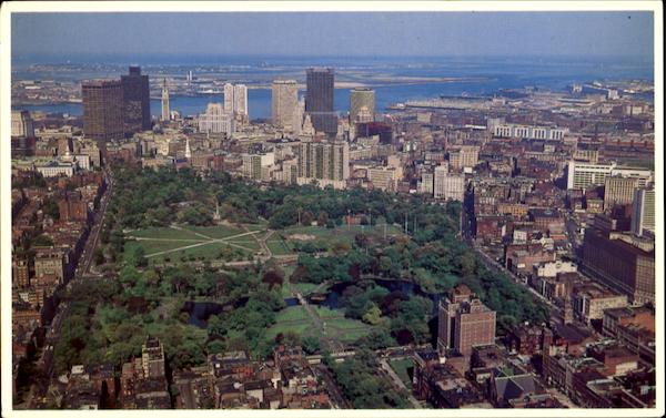 Exceptional Air View Of Boston Massachusetts