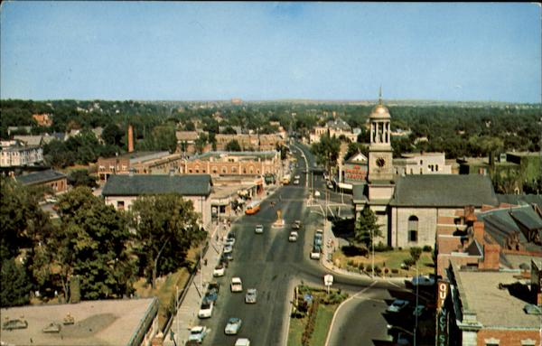 Bird's Eye View Of Hancock Street Quincy Massachusetts