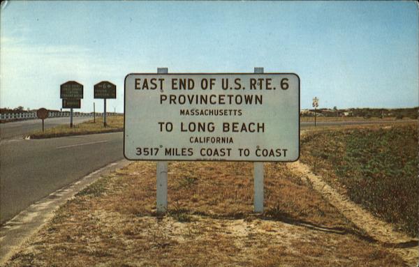 East End Of U. S. Rte. 6 Provincetown Massachusetts