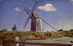 The Old Mill Built In 1746 Nantucket, MA Postcard Postcard