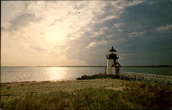 Sunrise Brant Point Lighthouse Postcard
