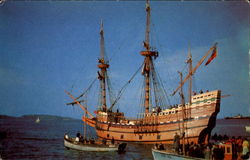 Mayflower II Plymouth, MA Postcard Postcard