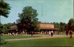 Beautiful Grounds At Tanglewood, Berkshire Music Center Massachusetts Postcard Postcard