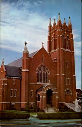 Sacred Heart Church, South Main Street Bradford, MA Postcard Postcard