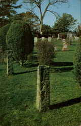 Winslow Burying Grounds Marshfield, MA Postcard Postcard