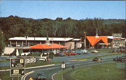 Howard Johnson's Motor Lodge Greenfield, MA Postcard Postcard