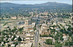 Aerial View Of Pittsfield Postcard