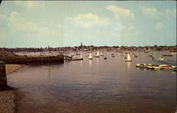 View Of Harbor Marblehead, MA Postcard Postcard