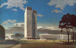 John F. Kennedy Federal Building Boston, MA Postcard Postcard