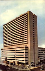 '57' Park Plaza Motor Hotel, 200 Stuart Street at Park Square Postcard