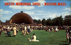 Hatch Memorial Shell Boston, MA Postcard Postcard