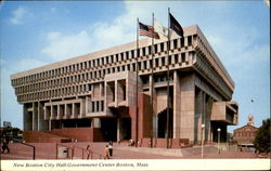 New Boston City Hall, Government Center Postcard