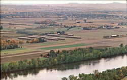 Tobacco Fields, Pioneer Valley Scenic, MA Postcard Postcard