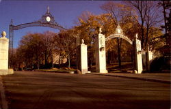 College Of The Holy Cross Main Gates Postcard