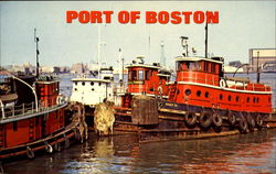 Port Of Boston Postcard