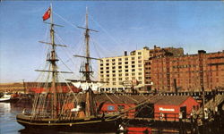 Boston Tea Party Ship & Museum Postcard