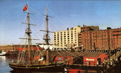 Boston Tea Party Ship & Museum Massachusetts Postcard Postcard