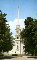 First Congregational Church Lee, MA Postcard Postcard