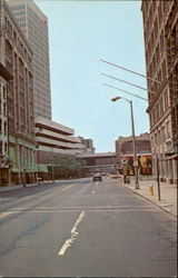 Main Street Springfield, MA Postcard Postcard