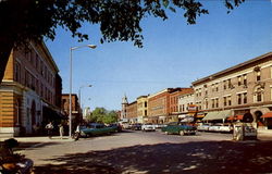 Main Street Great Barrington, MA Postcard Postcard