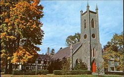 Historic St. James Episcopal Church Great Barrington, MA Postcard Postcard