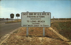 East End Of U. S. Rte. 6 Postcard